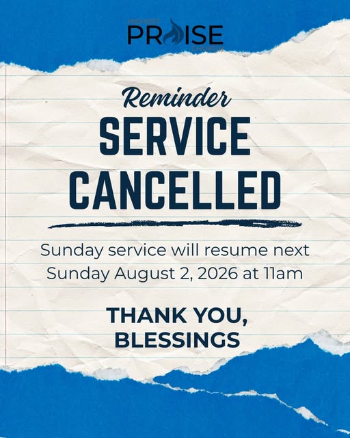 Church update from July 25, 2026