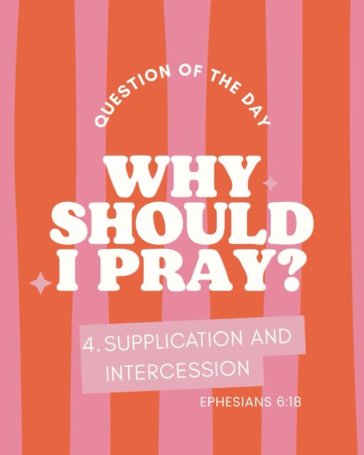 Prayer and intercession post